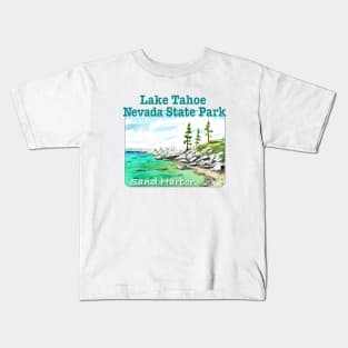 Sand Harbor, Lake Tahoe State Park Kids T-Shirt